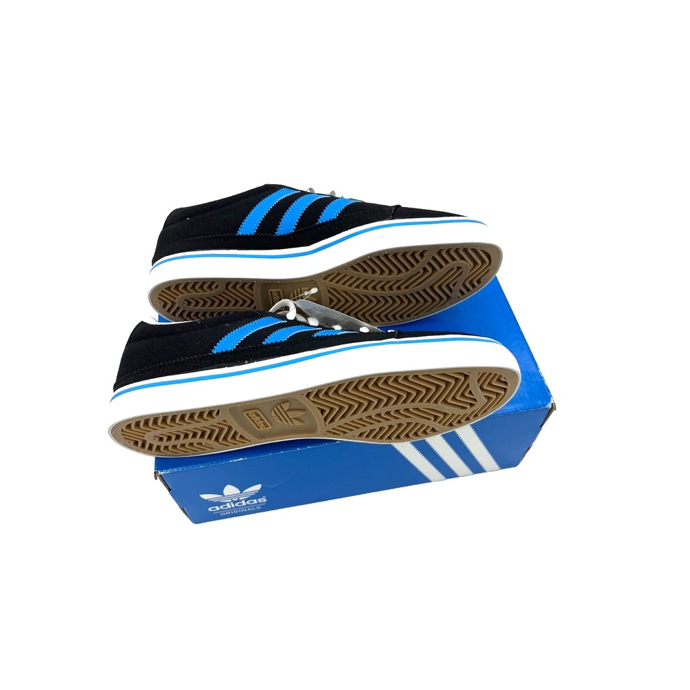 Adidas Kids Rayado J Shoes‎ Sneakers Skateboard  Size 7 Black & Blue - Picture 5 of 5